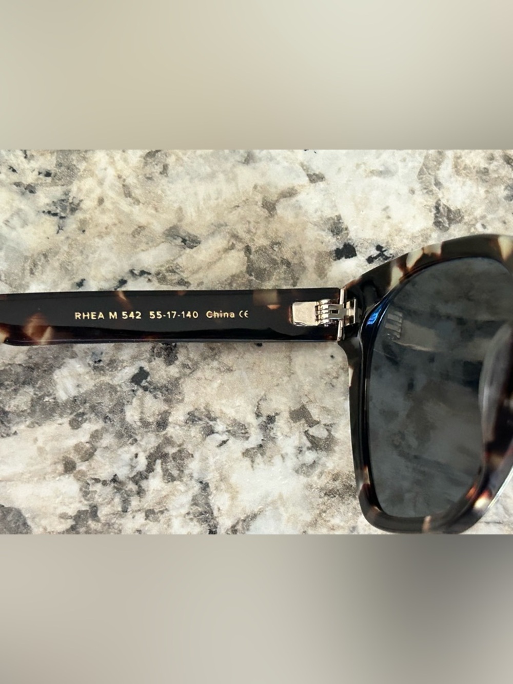 Warby Parker RheaTortoise Full Rim Sunglasses Rectangular Cat Eye w Hard Case - Picture 12 of 16